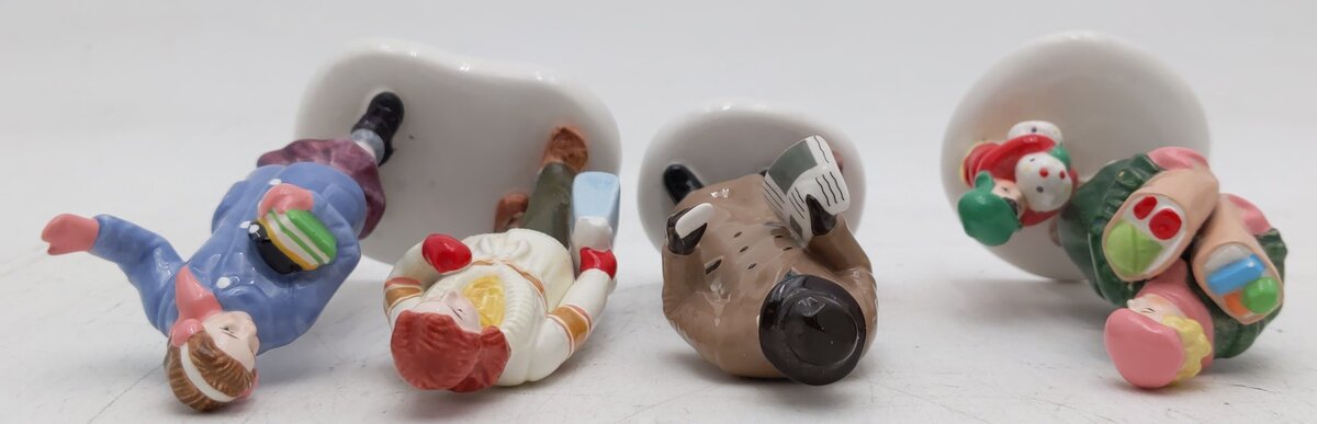 Dept 56 55134 Snow Village "Main Street People" Ceramic Figures (Pack of 3) EX/Box