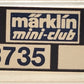 Marklin 8735 Z Scale Custom DB First Class Passenger Car/Box