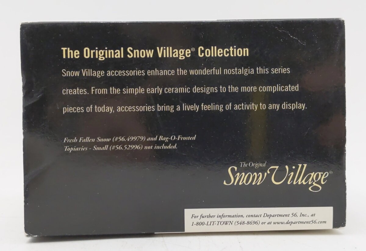 Dept 56 56.55404 The Snow Village "Will You Marry Me?" Ceramic Figure EX/Box