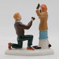 Dept 56 56.55404 The Snow Village "Will You Marry Me?" Ceramic Figure EX/Box