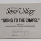 Dept 56 5476-3 The Snow Village "Going To The Chapel" Ceramic Figures (Set of 2) EX/Box