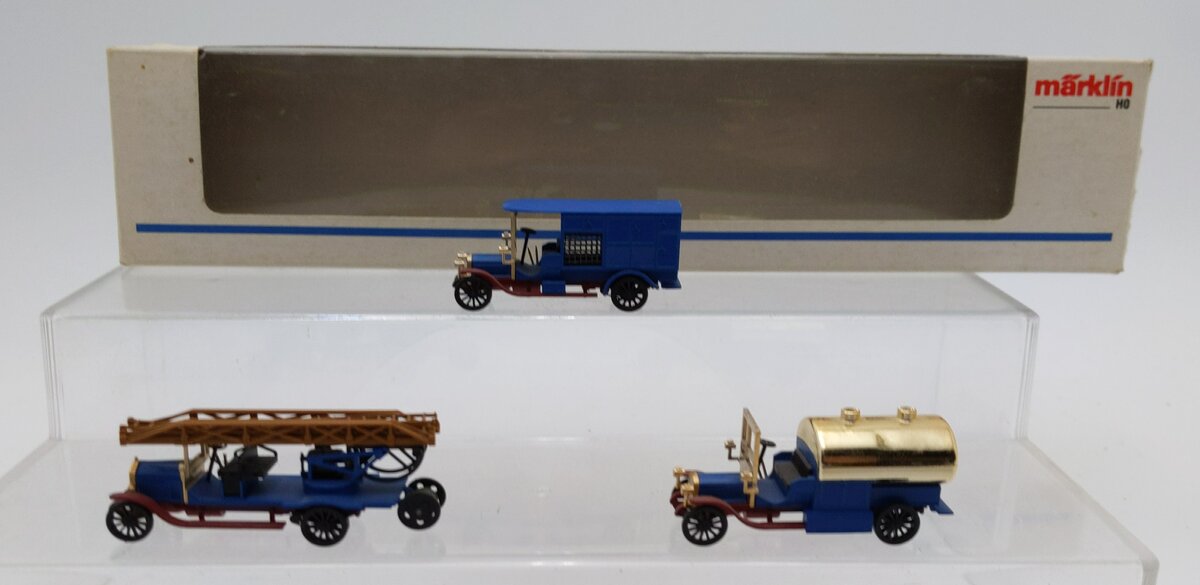 Marklin 1886 HO Scale Work Truck (Set of 3) LN/Box
