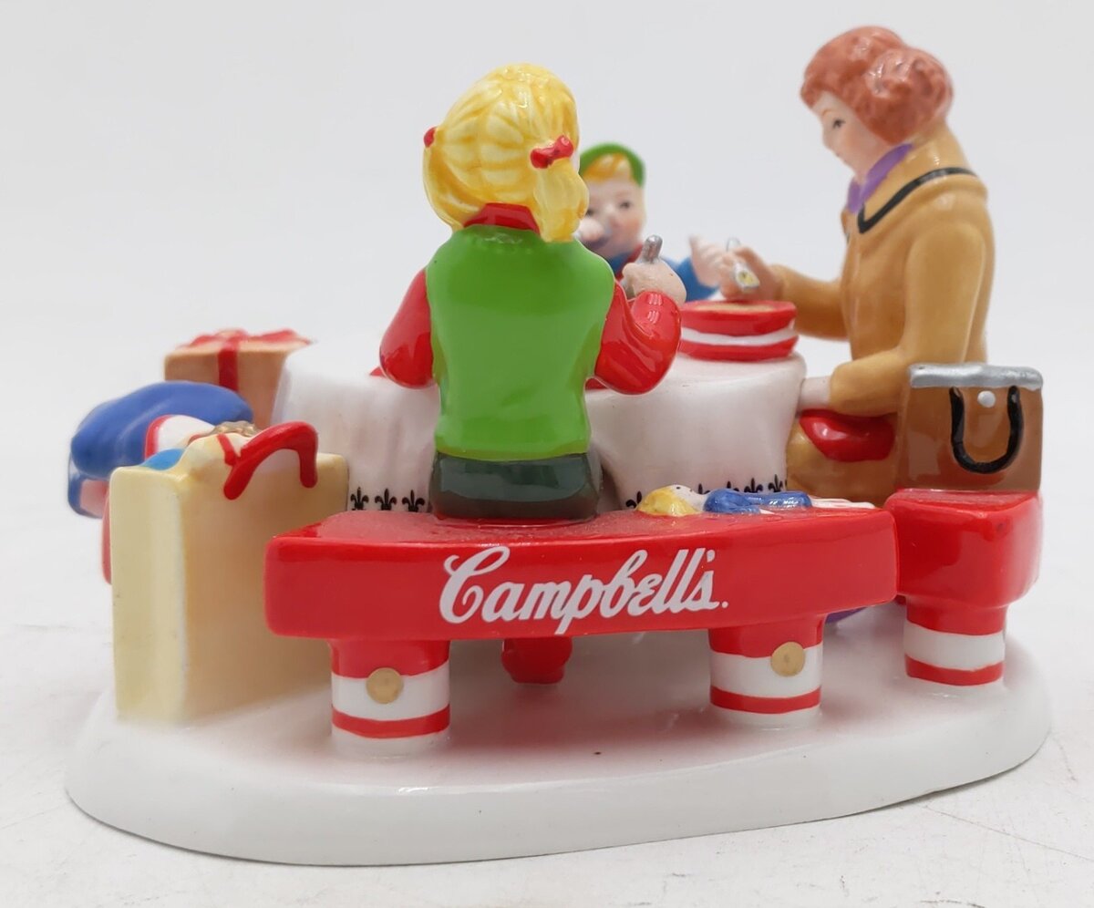 Dept 56 56.55179 The Snow Village "M'm! M'm! Good!" Campbell's Ceramic Figure EX/Box