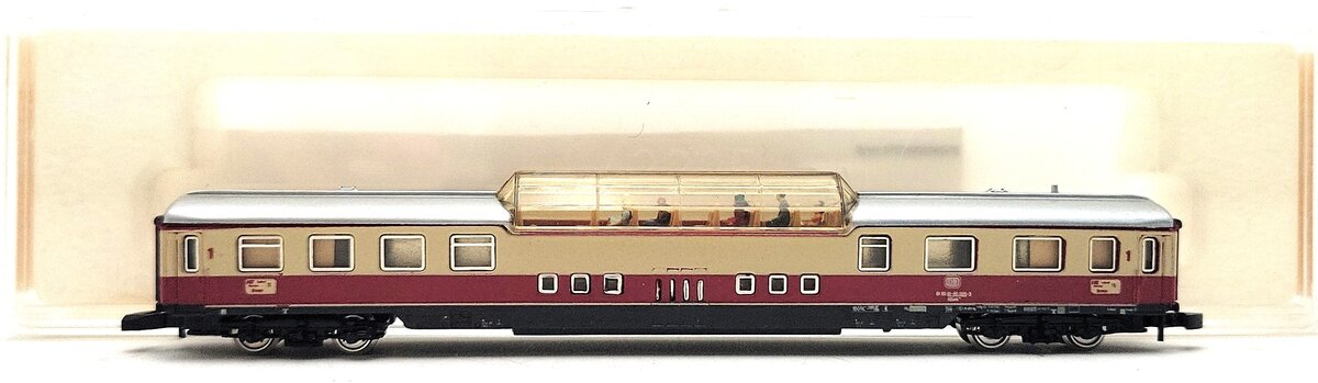 Marklin 8738 Z Scale Deutsche Bundesbahn Tee 1st Class Vista Dome Passenger Car LN/Box