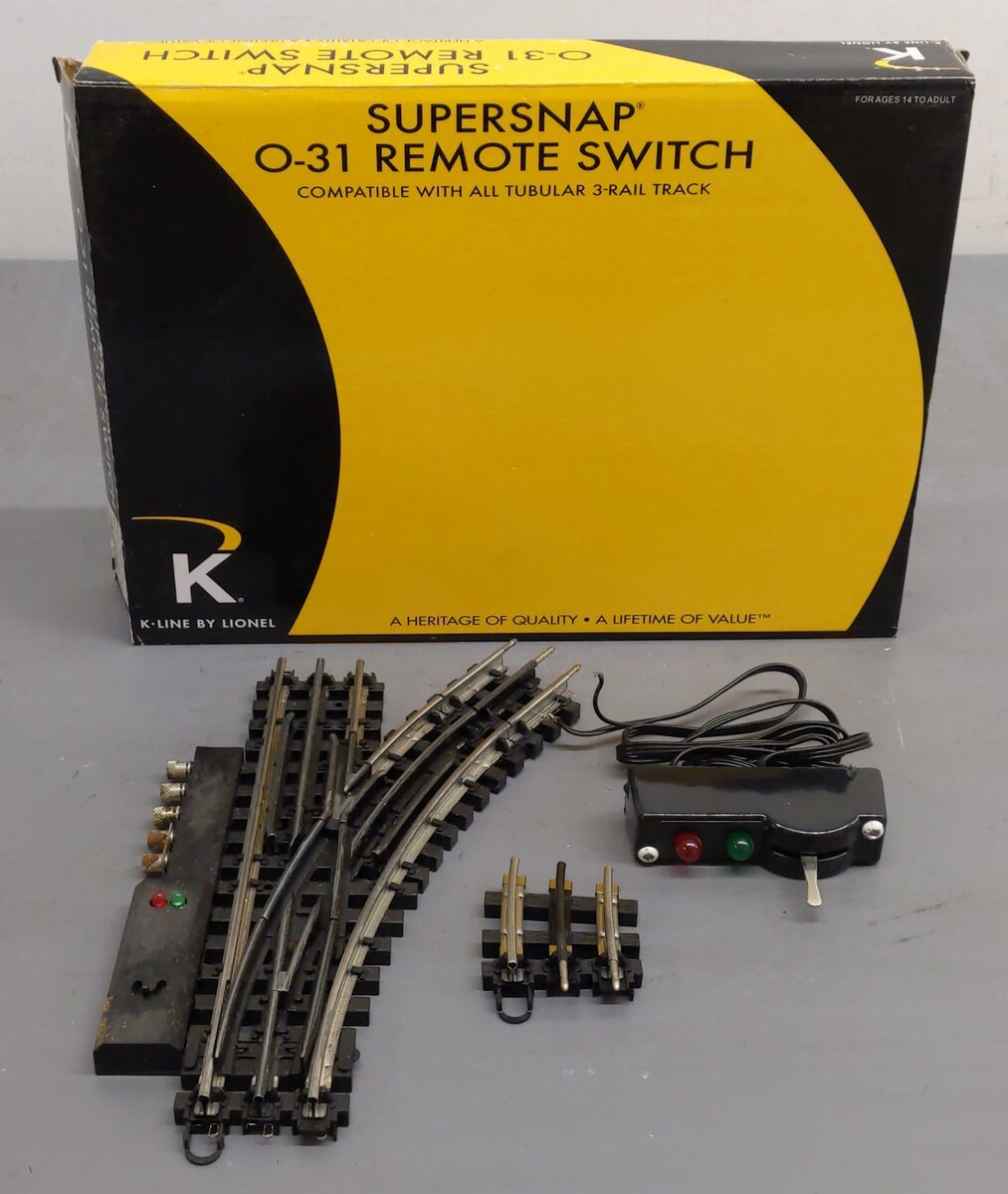 K-Line 6-21398 O Gauge SuperSnap 31