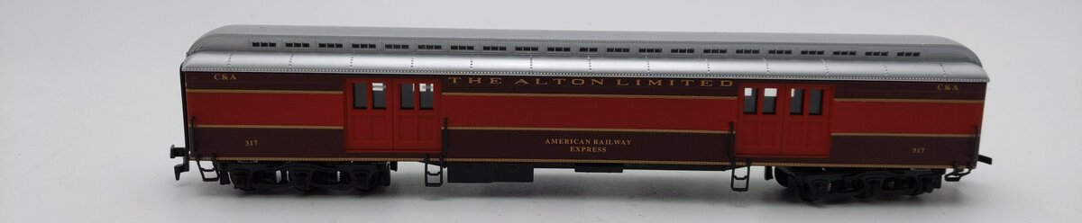 IHC 49130 HO Scale Chicago & Alton Heavyweight Baggage Car #317 LN/Box