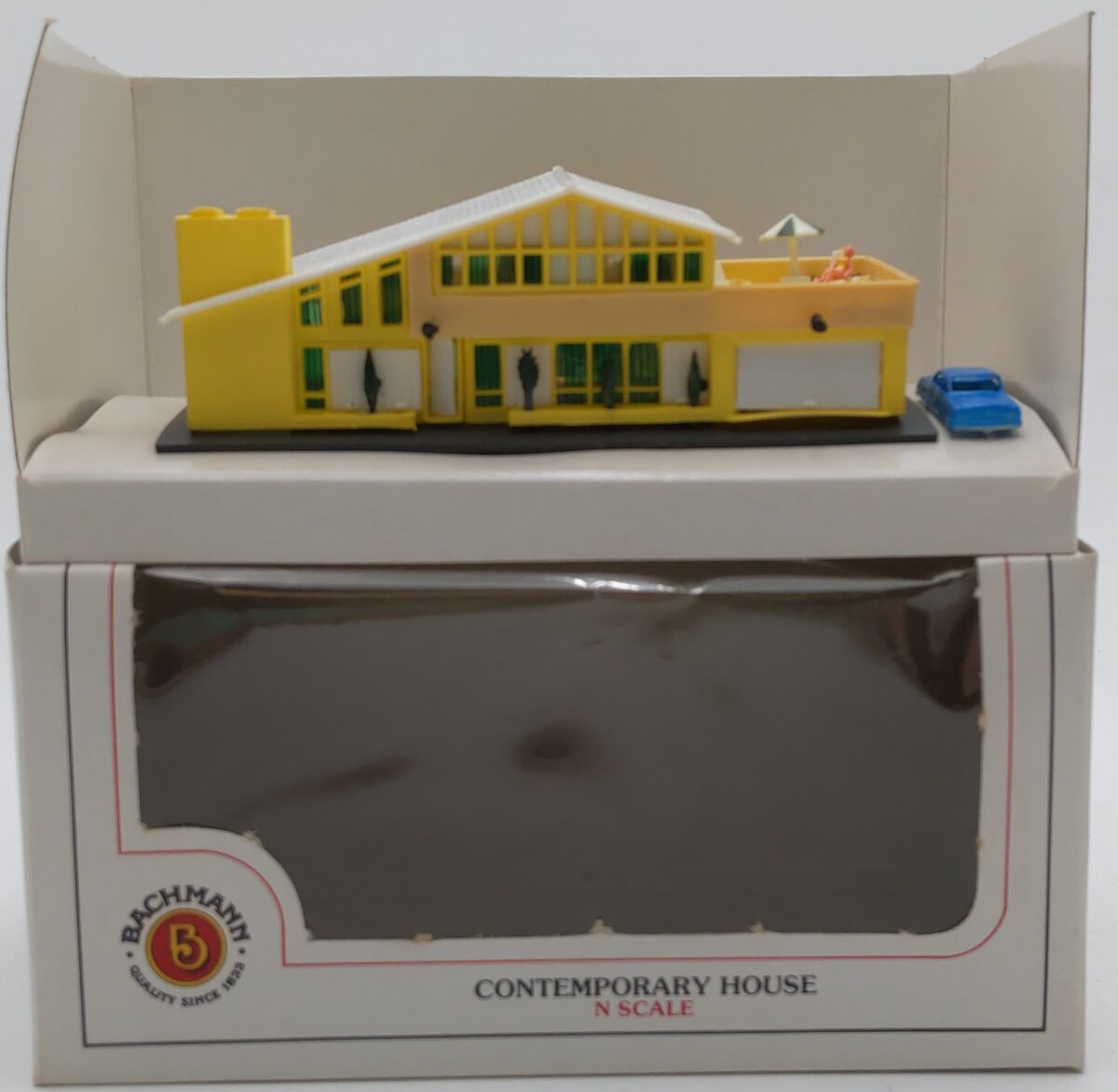 Bachmann 55-7409 N Assembled Railroad Buildings Contemporary House EX/Box