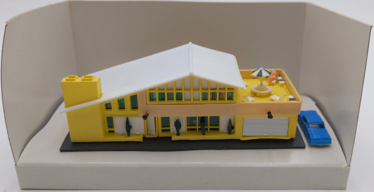 Bachmann 55-7409 N Assembled Railroad Buildings Contemporary House EX/Box
