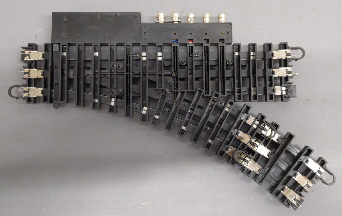 K-Line 6-21397 O Gauge SuperSnap 31" Left Hand Remote Switch Turnout VG/Box