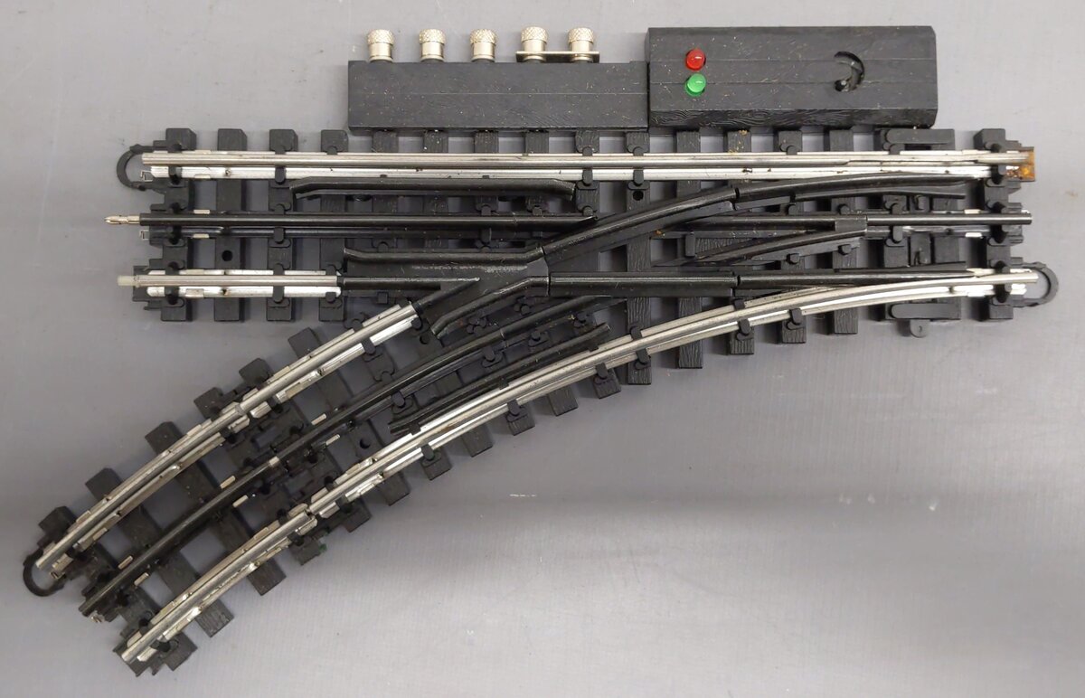 K-Line 6-21397 O Gauge SuperSnap 31" Left Hand Remote Switch Turnout VG/Box