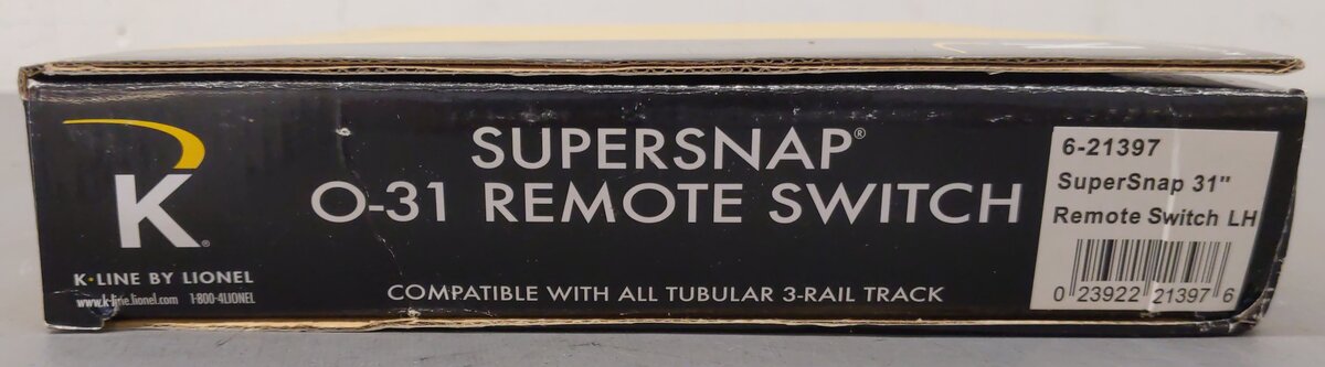 K-Line 6-21397 O Gauge SuperSnap 31
