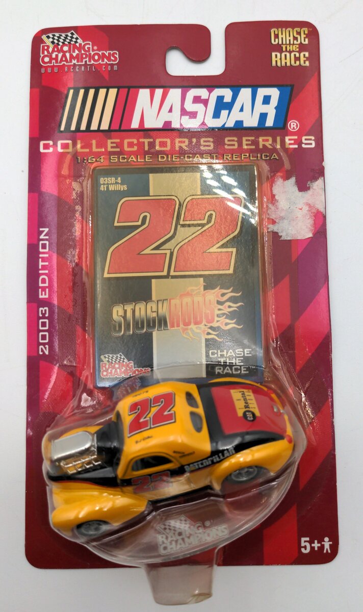 Ertl 76300 1:64 Scale Diecast Racing Champions Nascar CAT #22 Car NIB