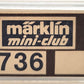 Marklin 8736 Z Deutsche Bundesbahn Speiswagen Diner Car LN/Box