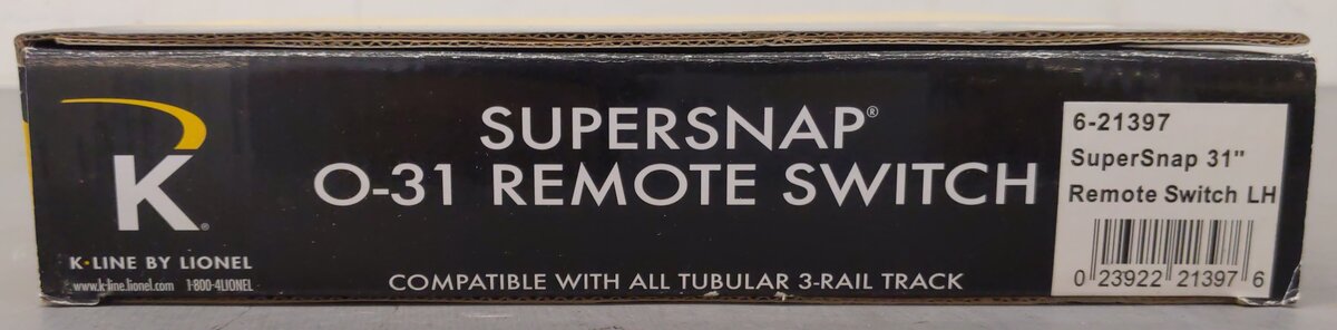 K-Line 6-21397 O Gauge SuperSnap 31