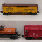 Assorted Lionel O Scale Freight Cars #19500 #19600 #803 [3] EX