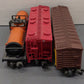 Assorted Lionel O Scale Freight Cars #19500 #19600 #803 [3] EX