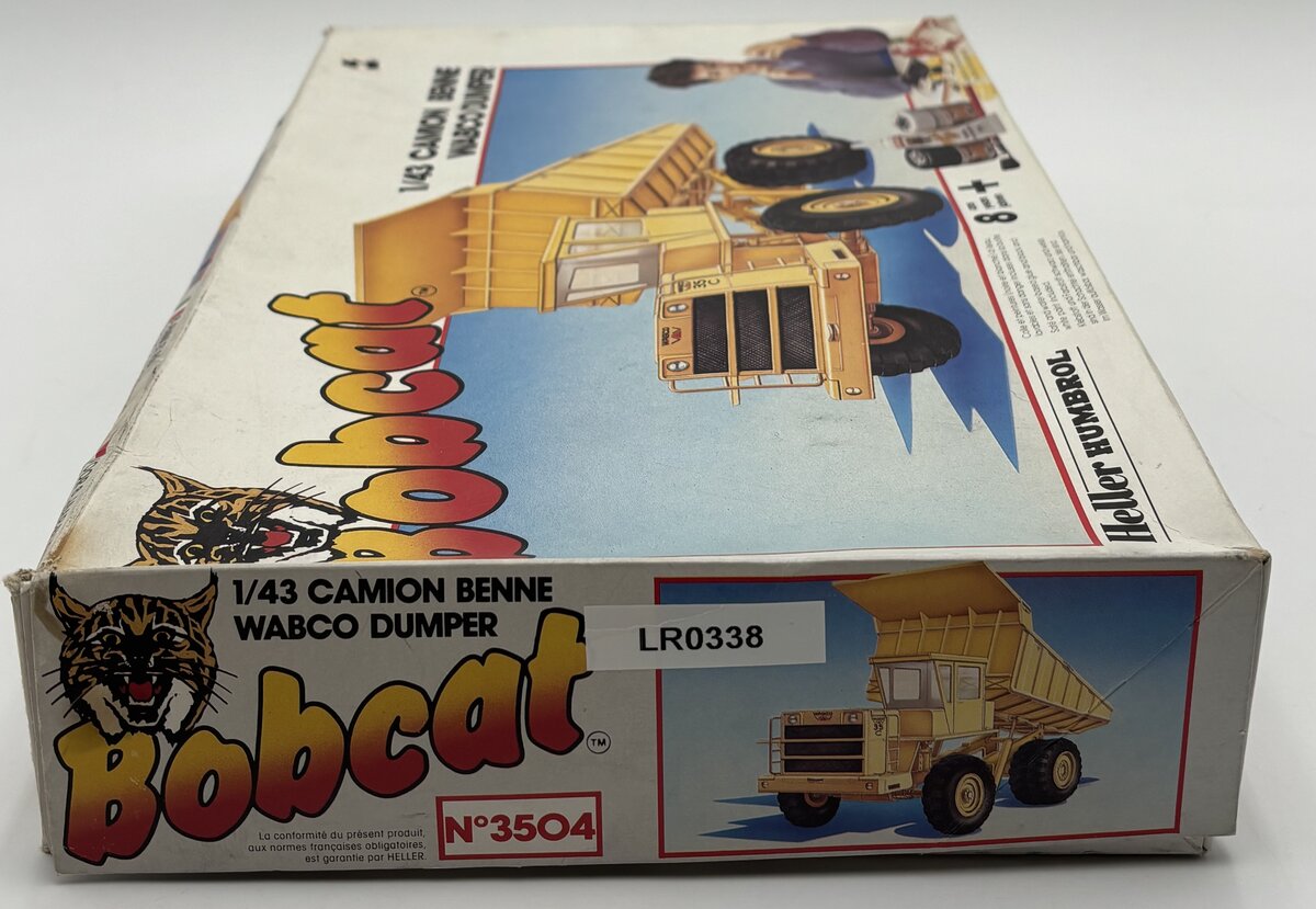 Humbrol Heller 3504 1:43 Bobcat Camion Benne Wabco Dumper Kit LN/Box