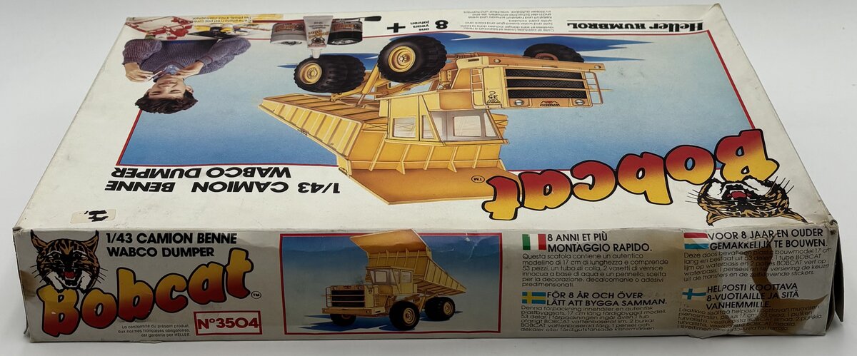 Humbrol Heller 3504 1:43 Bobcat Camion Benne Wabco Dumper Kit LN/Box