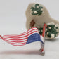 Dept 56 5177-2 The Snow Village Ceramic Flag Pole EX/Box