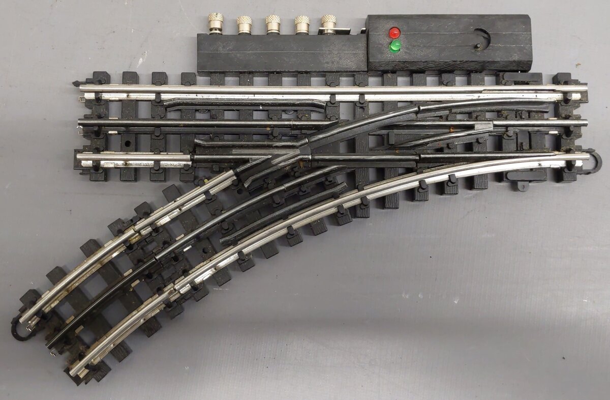 K-Line 6-21397 O Gauge SuperSnap 31" Left Hand Remote Switch Turnout VG/Box