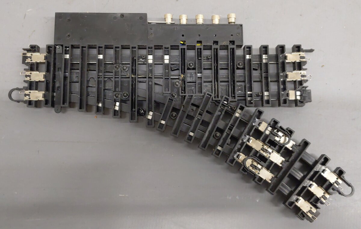 K-Line 6-21397 O Gauge SuperSnap 31" Left Hand Remote Switch Turnout VG/Box