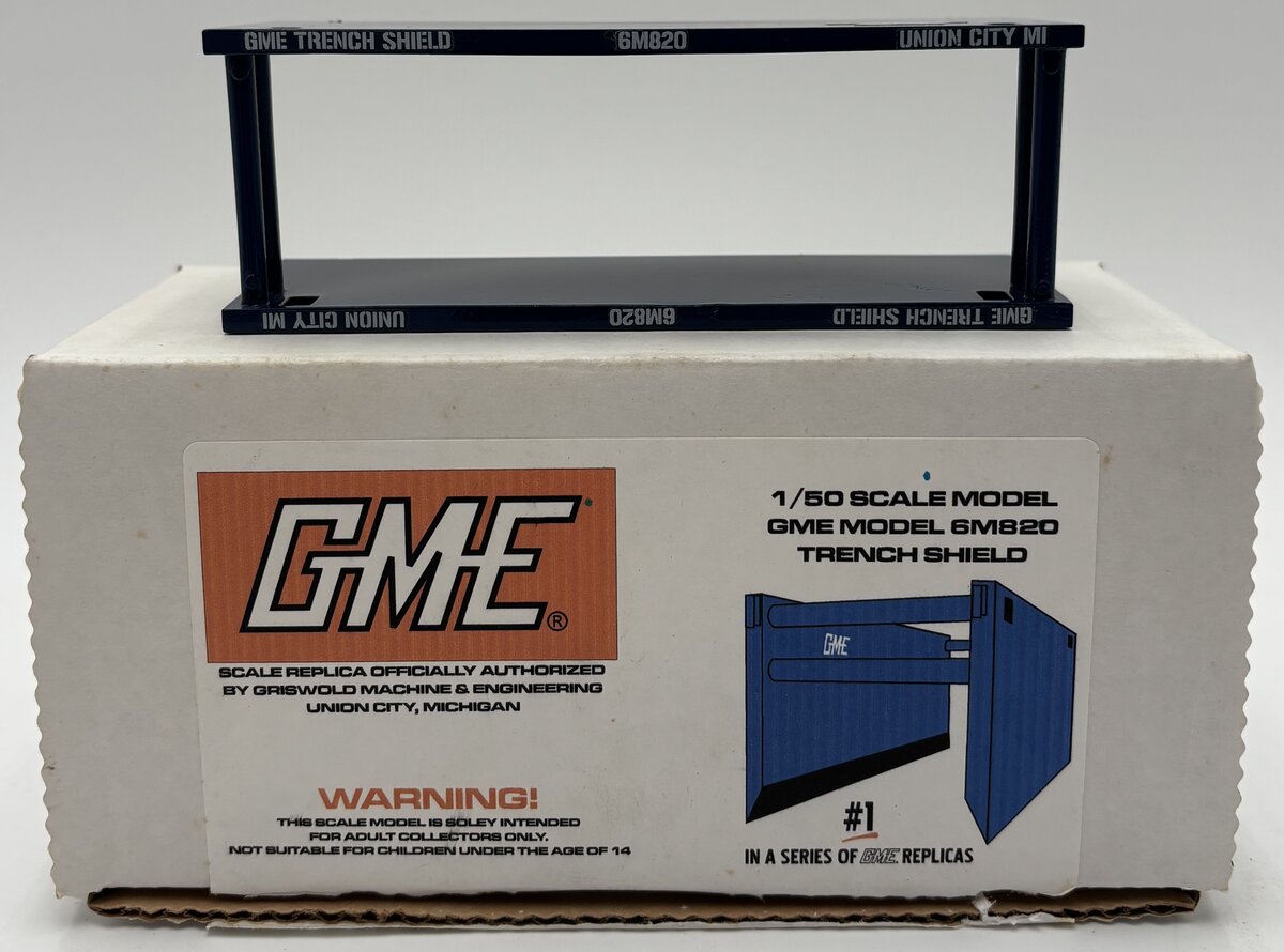 DHS 1:50 Scale Diecast GME Model 6M820 Trench Shield LN/Box