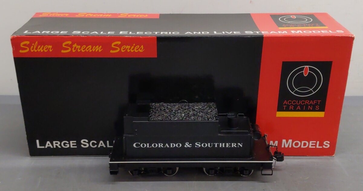 Accucraft AC88-118 1:20.3 BRASS Colorado & Southern Consolidation Tender #60 LN/Box