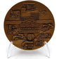 Caterpillar 1989 History Solid Brass Medallion NIB