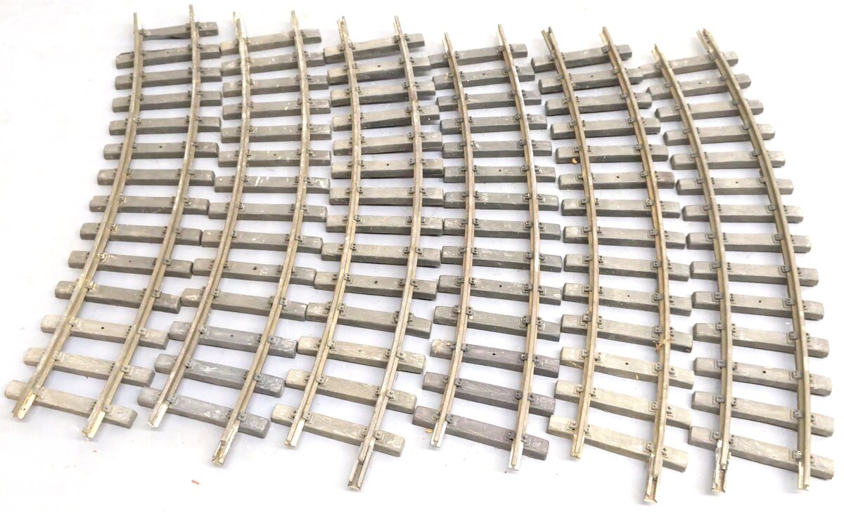 Aristo-Craft Assorted G Scale Straight/Curve Track Sections: 4.5"-20" [17] VG