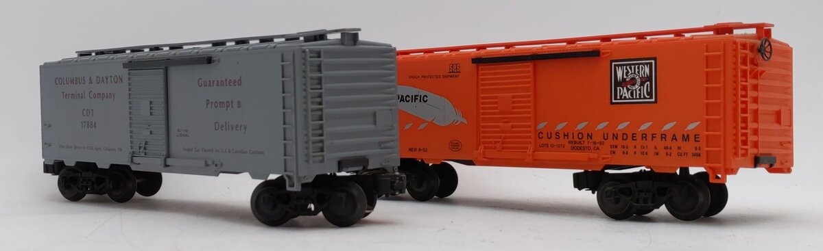 Lionel O Gauge Assorted Box Cars [2] EX/Box