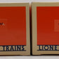 Lionel O Gauge Assorted Box Cars [2] EX/Box
