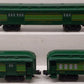 Lionel O Gauge Crescent Limited Passenger Cars 6-9530, 6-9531, 6-9532 [3] EX