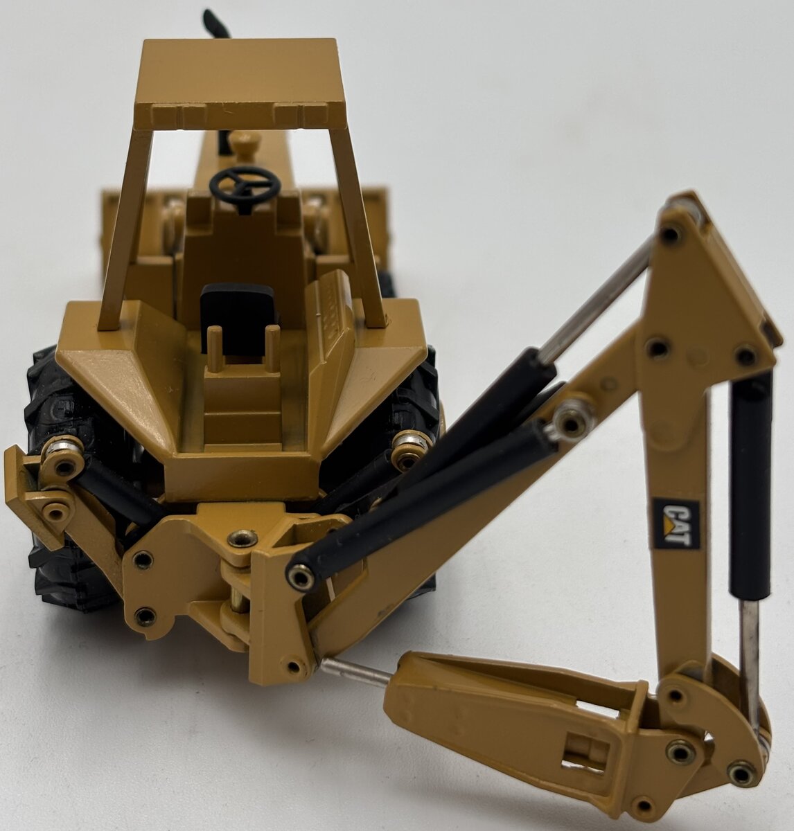 NZG 378 1:50 Scale Diecast Caterpillar 416 Backhoe Loader w/Hydraulic Hammer LN/Box