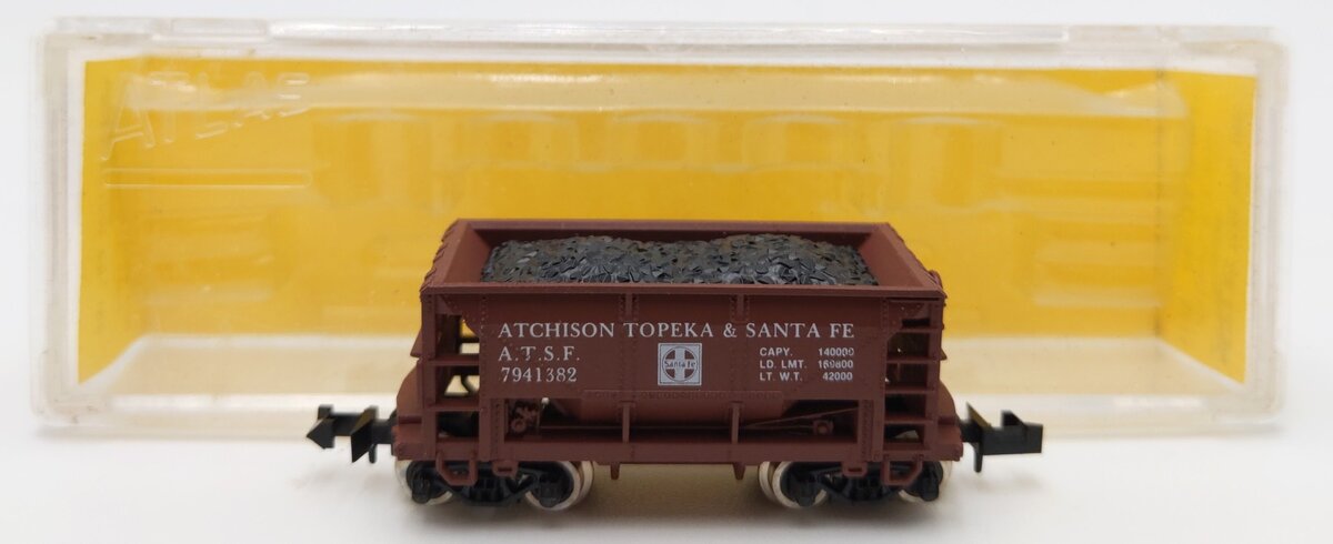 Atlas 3220 N Scale Atchison Topeka Santa Fe 70 Ton Ore Car #7941382 LN/Box