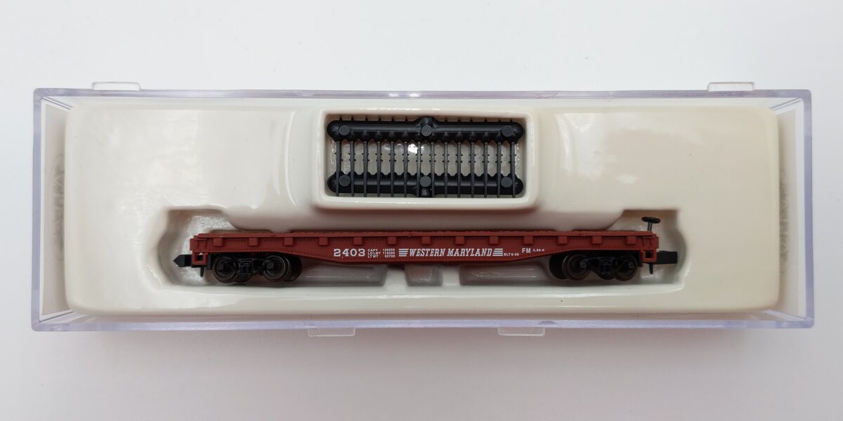 Atlas 38131 N Scale Western Maryland Flatcar #2403 LN/Box