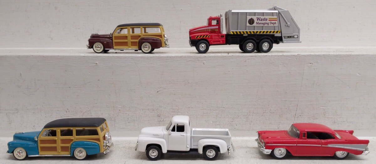 MTH 1/43 Scale Assorted Roadster Diecast Vehicles [5] VG