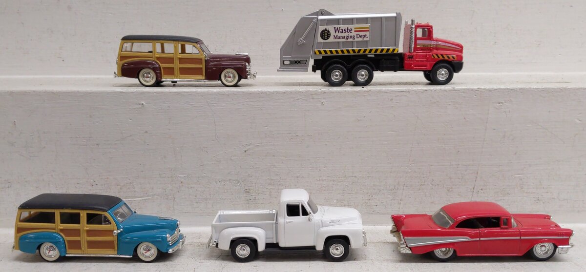 MTH 1/43 Scale Assorted Roadster Diecast Vehicles [5] VG