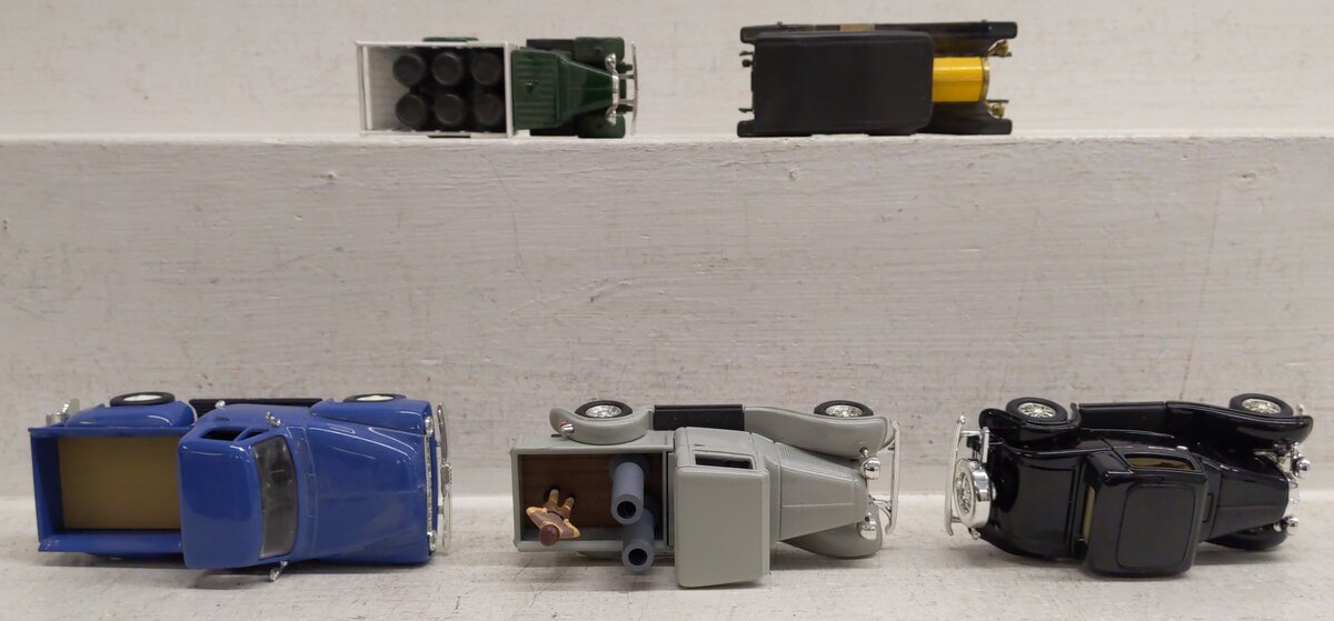 MTH 1/43 Scale Assorted Roadster Die Cast Vehicles [5] VG