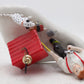 Dept 56 56.55401 The Snow Village "Sparky's New Doghouse" Ceramic Figure EX/Box