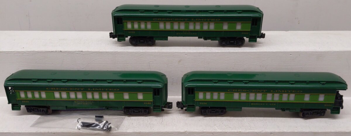 Lionel O Gauge Crescent Limited Passenger Cars [3] VG