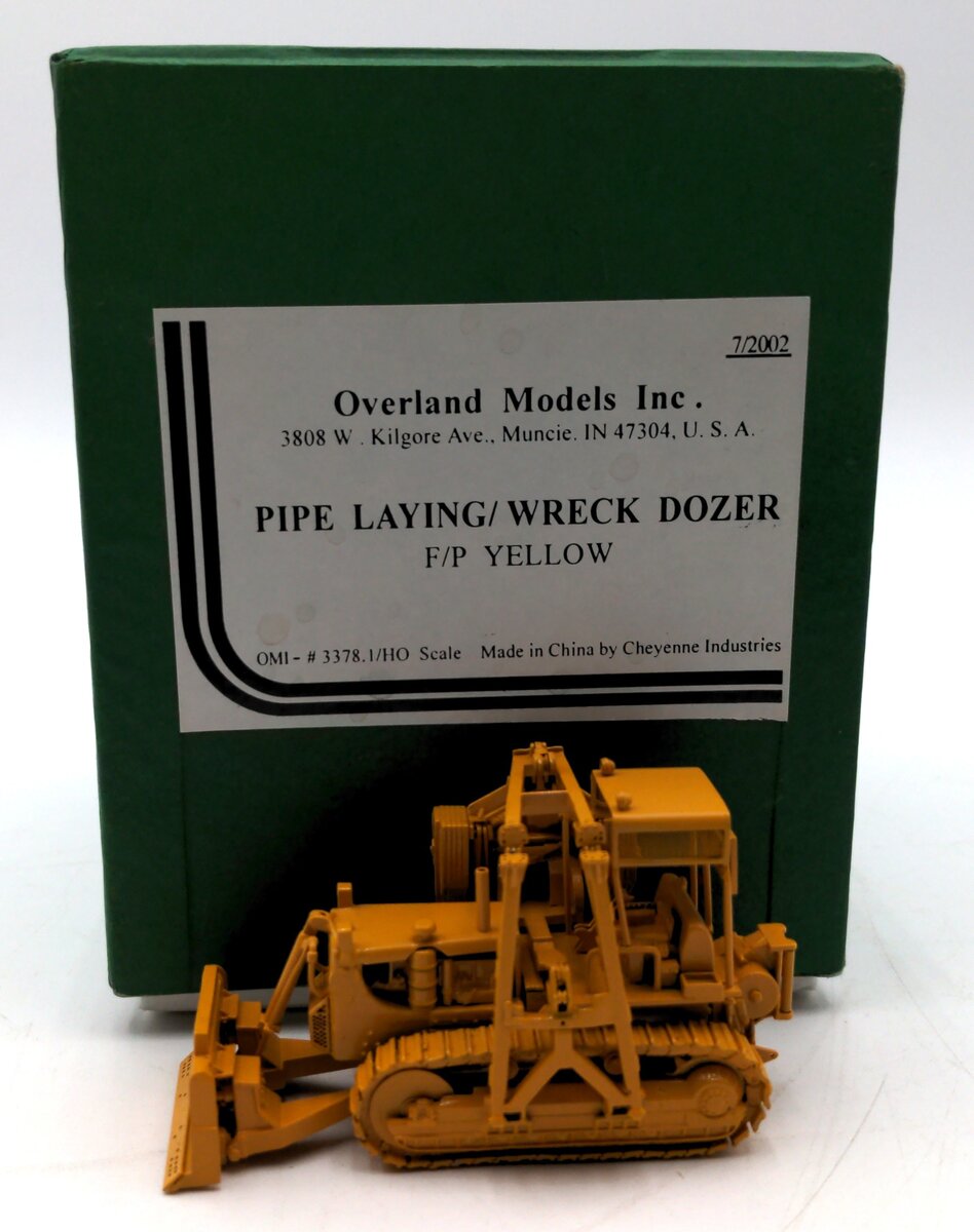 Overland 3378 1:87 Scale BRASS Pipe Laying/ Wreck Dozer NIB
