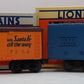 Lionel O Gauge Assorted Reefers: 6-5715 & 6-52074 [2] EX/Box