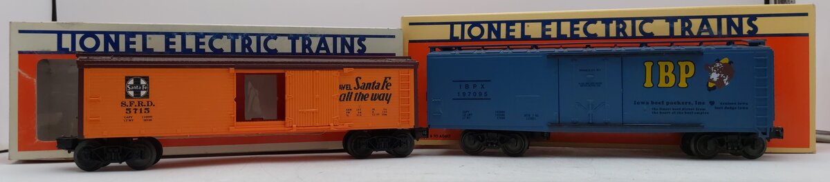 Lionel O Gauge Assorted Reefers: 6-5715 & 6-52074 [2] EX/Box