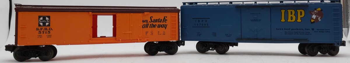 Lionel O Gauge Assorted Reefers: 6-5715 & 6-52074 [2] EX/Box