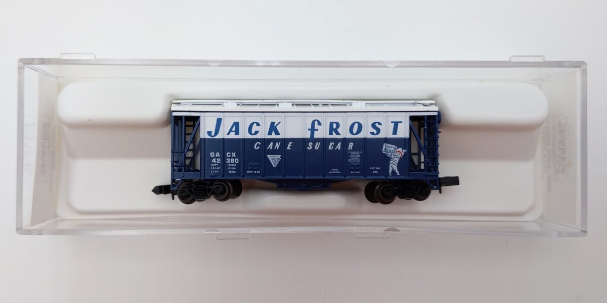 Atlas 3865 N Jack Frost GATX Airslide Covered Hopper #42380 LN/Box