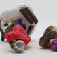 Dept 56 5130-6 The Snow Village "Woodsman And Boy" Ceramic Figures (Set Of 2) EX/Box