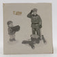 Dept 56 5130-6 The Snow Village "Woodsman And Boy" Ceramic Figures (Set Of 2) EX/Box