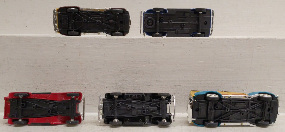 MTH 1/43 Scale Assorted Roadster Die Cast Vehicles [5] VG
