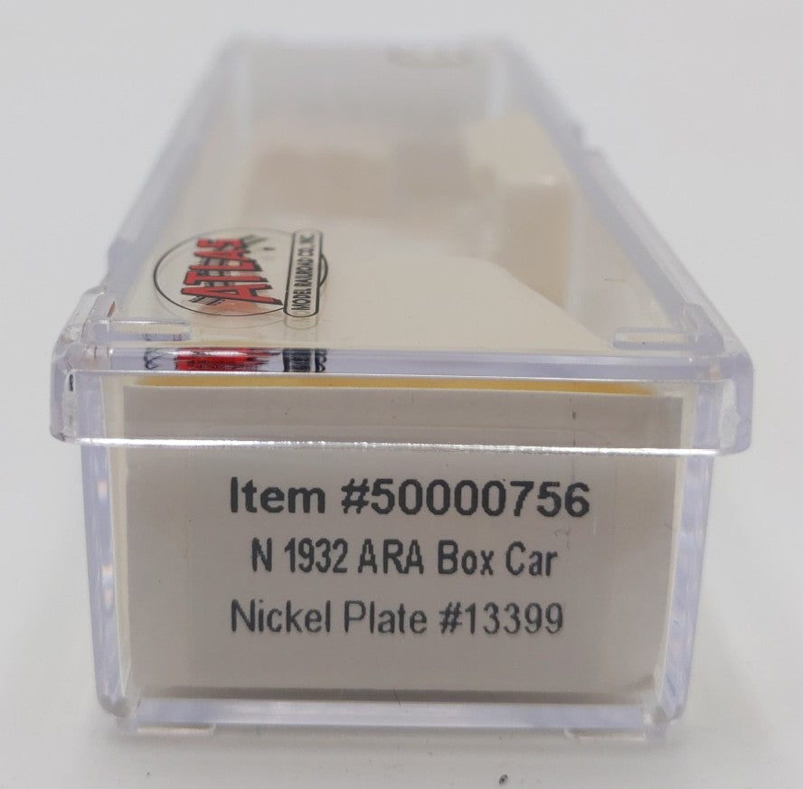 Atlas 50000756 N Scale Nickel Plate Road 1932 ARA Boxcar #13399 LN/Box