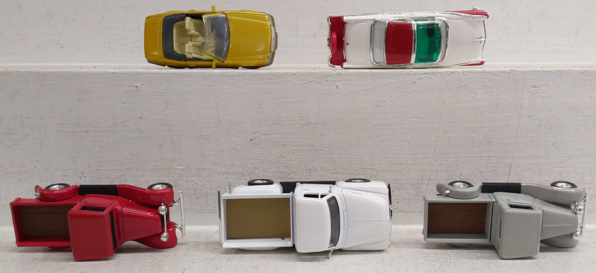 MTH 1/43 Scale Assorted Roadster Die Cast Vehicles [5] EX